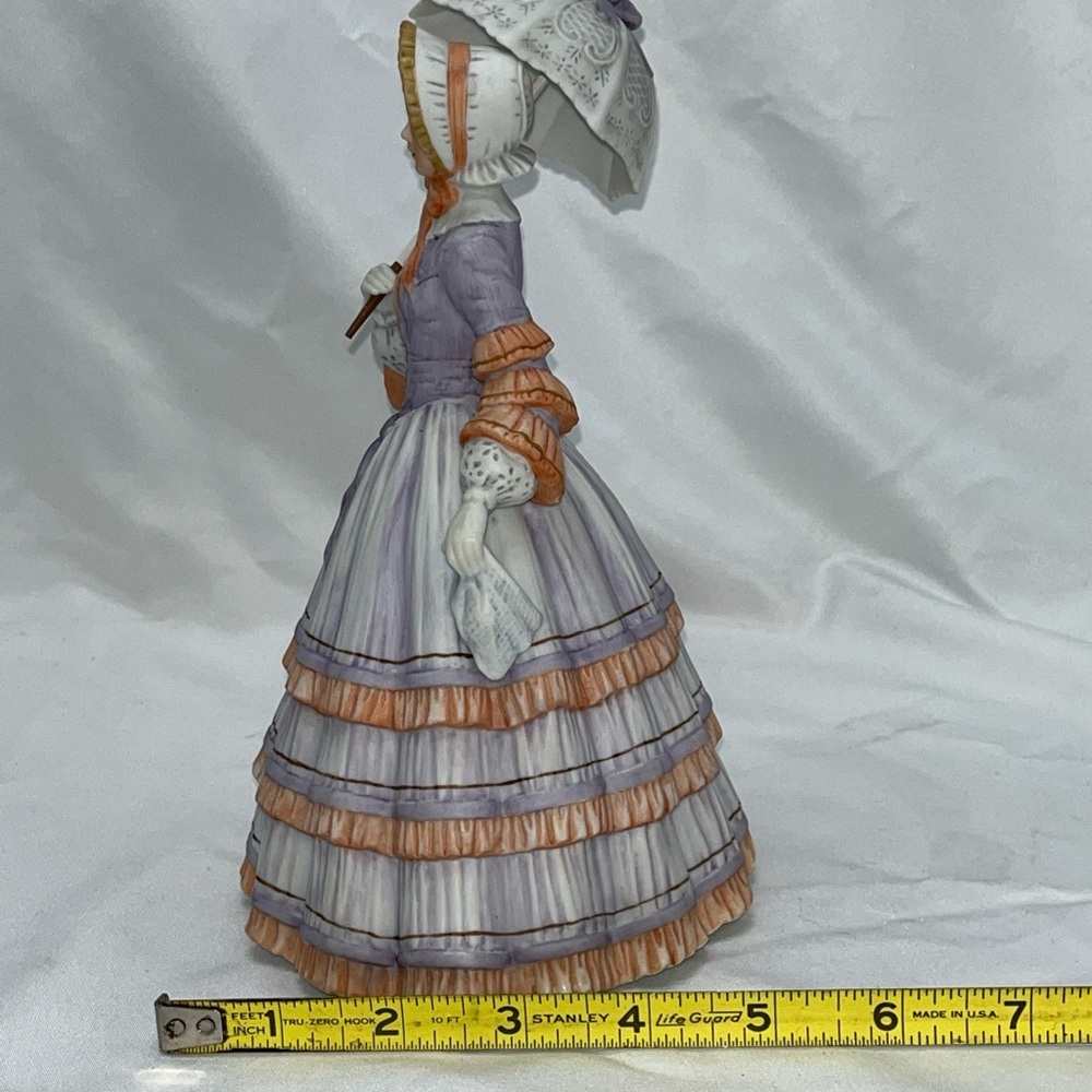 LENOX "Springtime Promenade" 9" Fine Porcelain Figurine Woman with Parasol - Picture 13 of 14